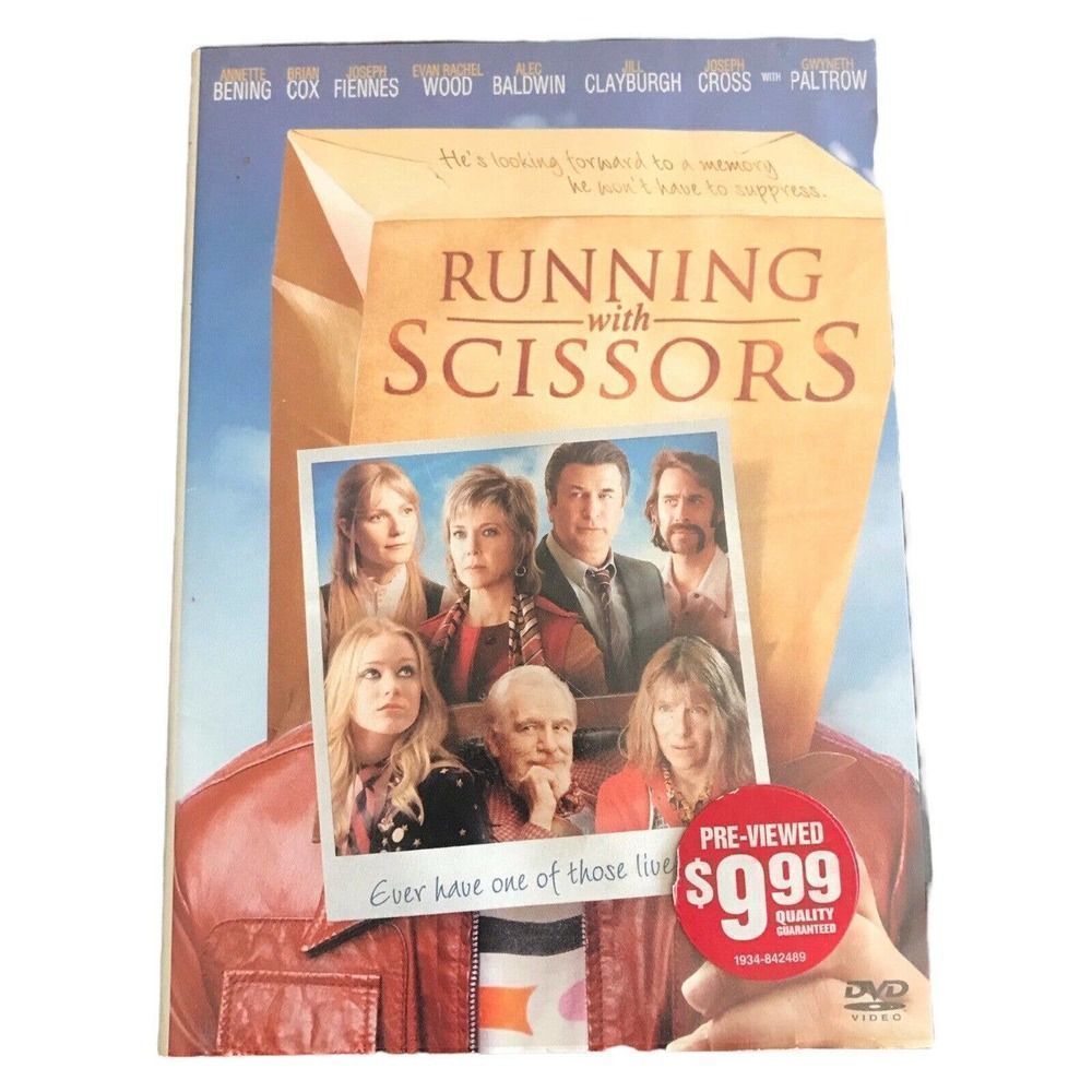 Running with Scissors (DVD, 2007) Widescreen, #15915; Bening Cox Baldwin Paltrow